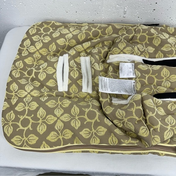 Petunia Pickle Bottom Beige & Yellow Stroller Bunting Bag - Picture 6 of 15